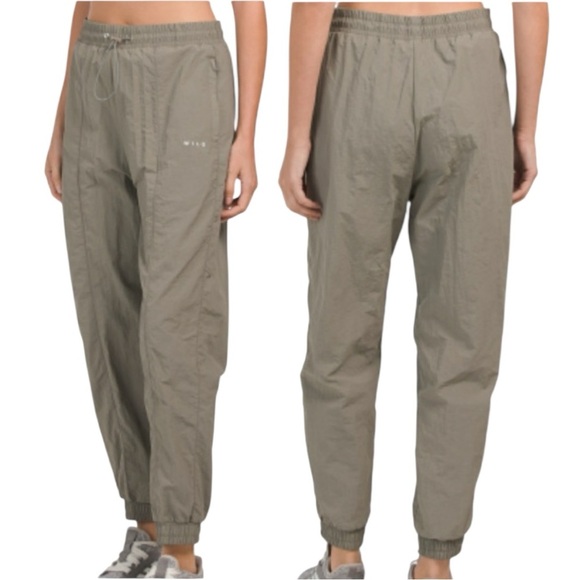 No Boundaries Army Green Green Khaki Cargo Jogger Tapered Leg Pocket Pants M - Picture 1 of 4